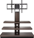 Insignia - TV Stand for Most Flat-Panel TVs up to 55’’ - Dark Brown - *Furniture & Organization