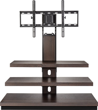 Insignia - TV Stand for Most Flat-Panel TVs up to 55" - Dark Brown