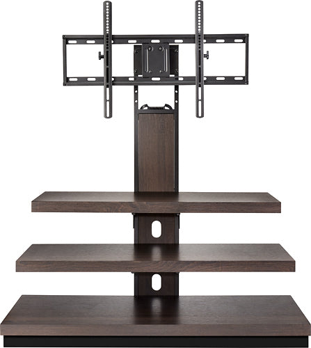 Insignia - TV Stand for Most Flat-Panel TVs up to 55" - Dark Brown