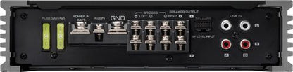 Kenwood - Class D Bridgeable Multichannel Amplifier with Variable Crossovers - Black