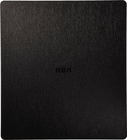 RCA - Indoor Flat Amplified HDTV Antenna - Black