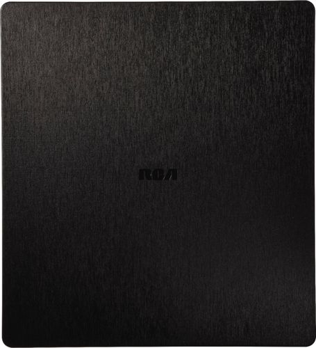 RCA - Indoor Flat Amplified HDTV Antenna - Black
