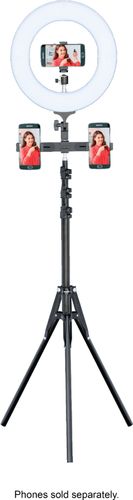 Sunpak - Ultimate Vlogging Kit con micrófono cardioide BOYA para teléfonos inteligentes ...