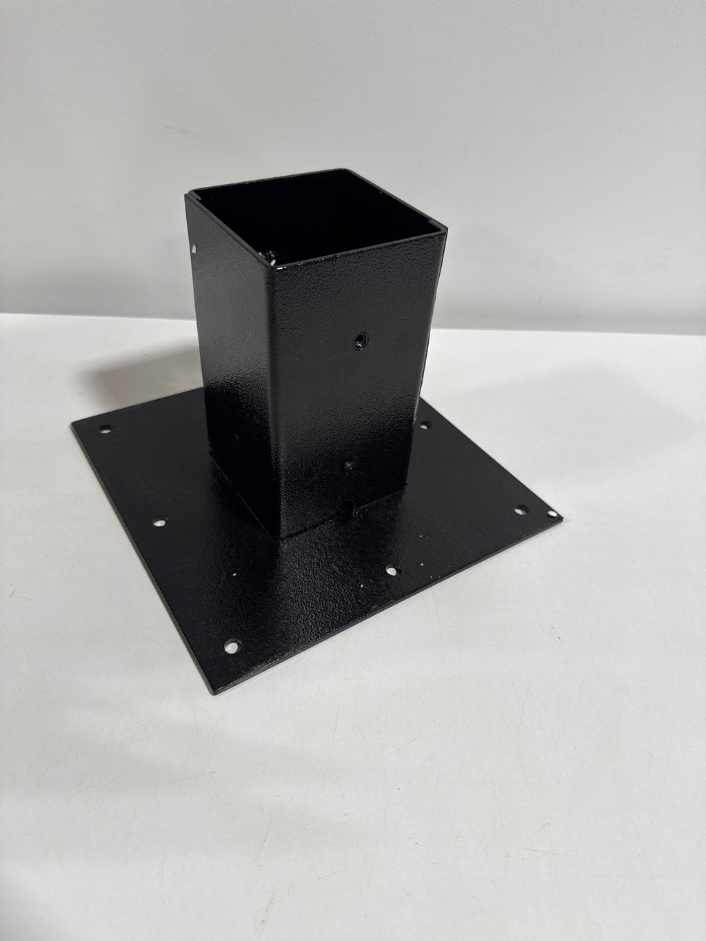 Mail boss Galvanized Steel Surface Mount Baseplate Black - *Tools Hardware & Misc