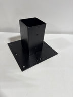Mail boss Galvanized Steel Surface Mount Baseplate Black - *Tools Hardware & Misc