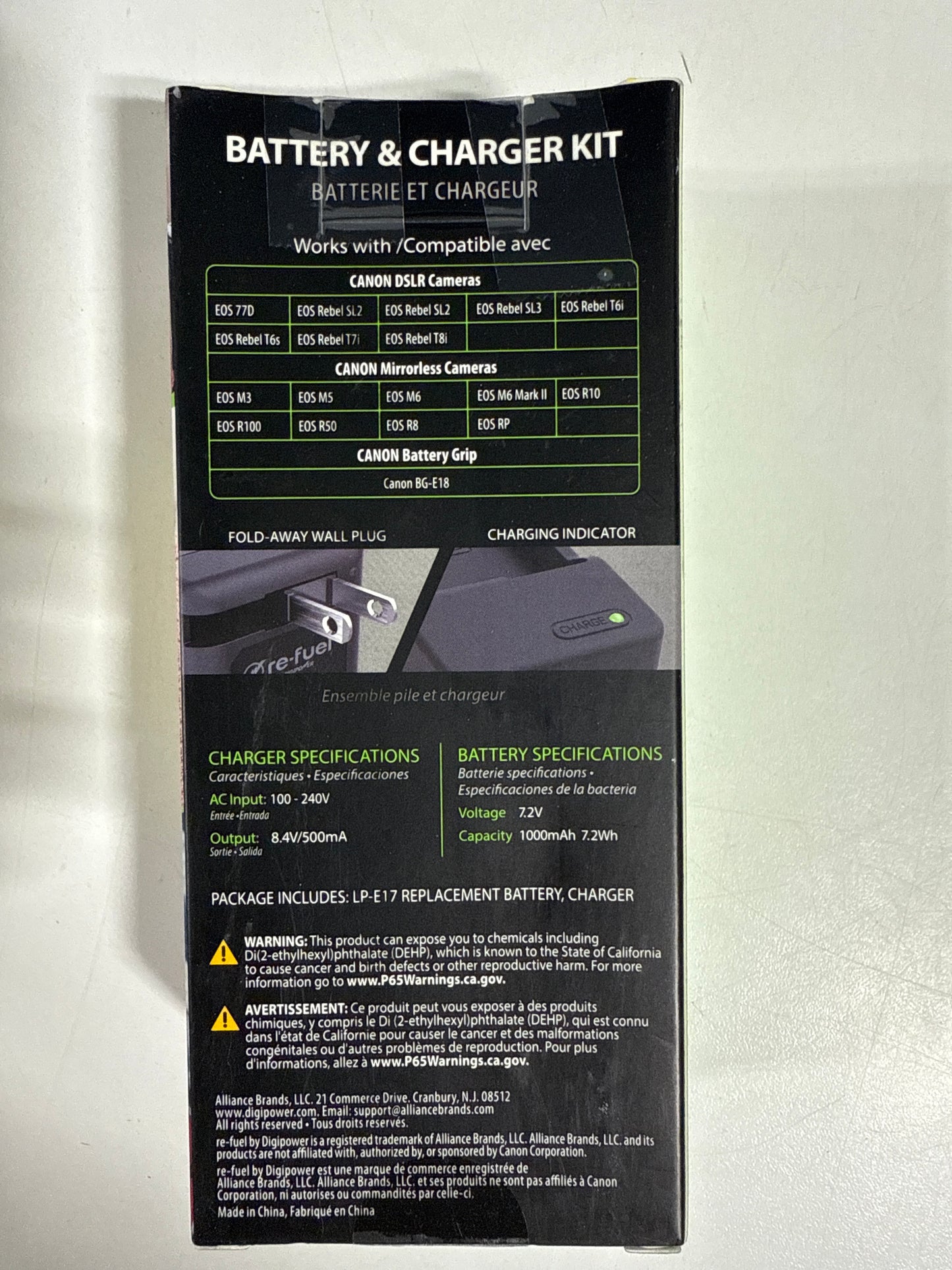 Lot of 24 - Digipower - Digital Camera Battery & Charger Kit, Replacement for Canon LP-E17