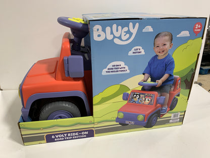 Bluey 6V Ride-on Road Trip Edition