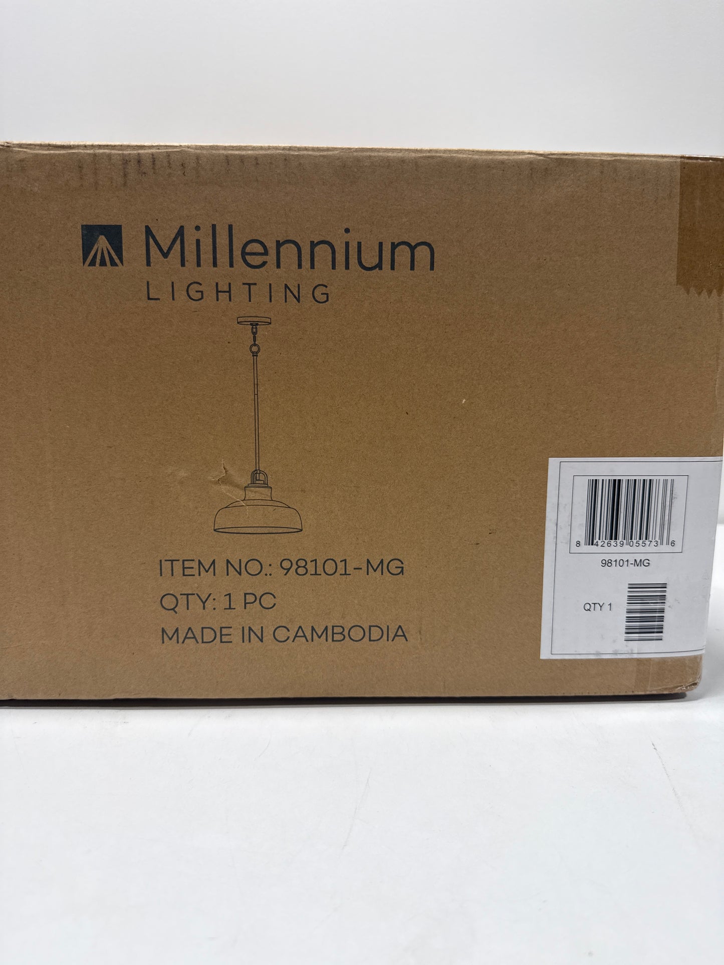 Millennium Lighting Clarien 14 Inch Large Pendant Clarien - 98101-MG - Modern Contemporary