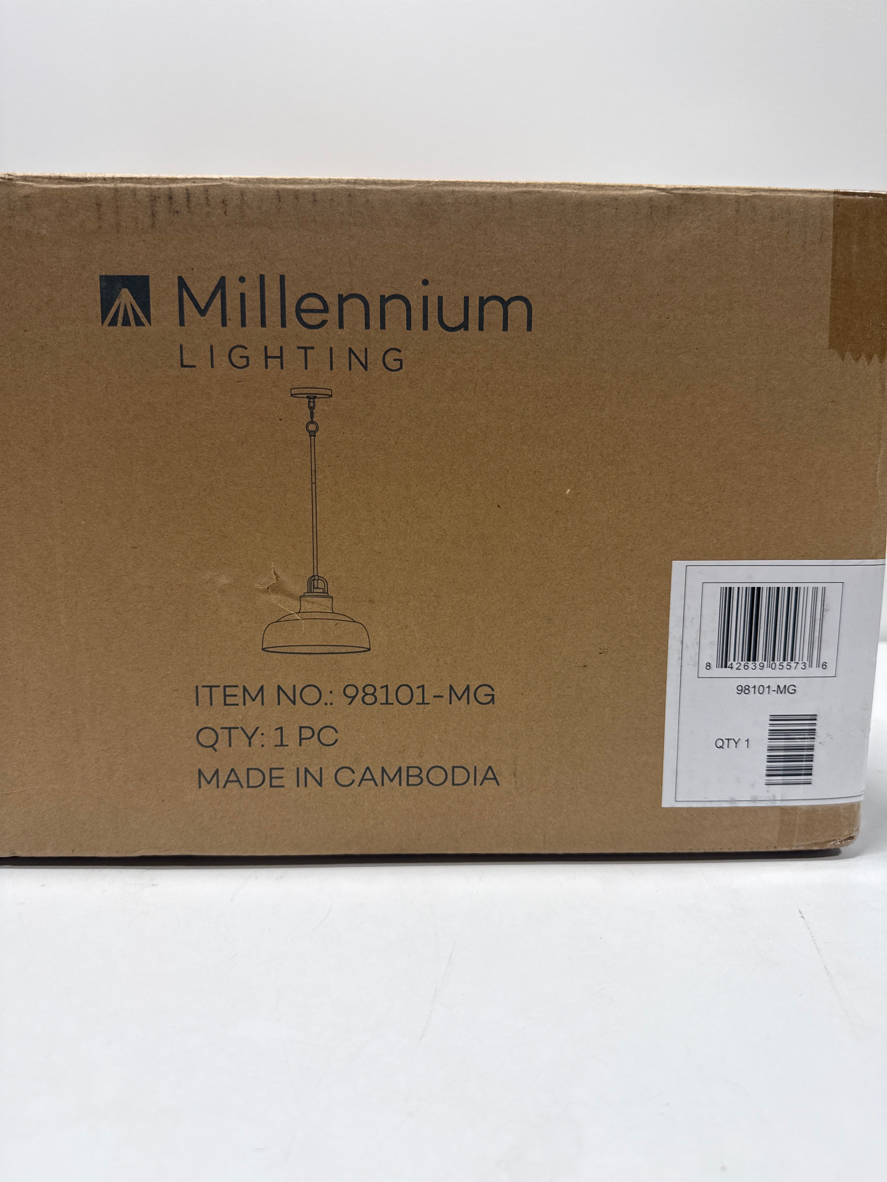 Millennium Lighting Clarien 14 Inch Large Pendant Clarien - 98101-MG - Modern Contemporary