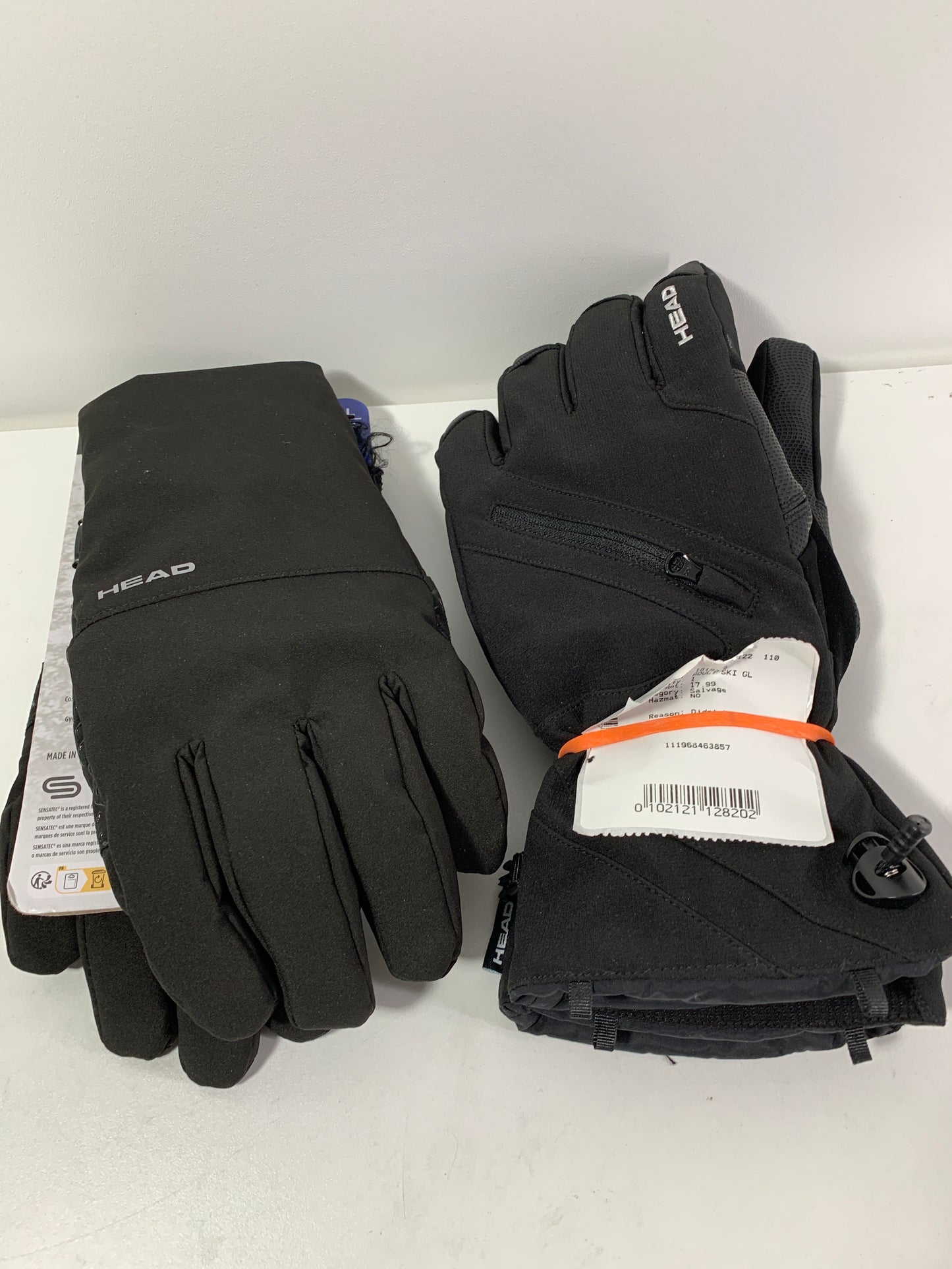 2 Pairs - HEAD Ski Gloves Large