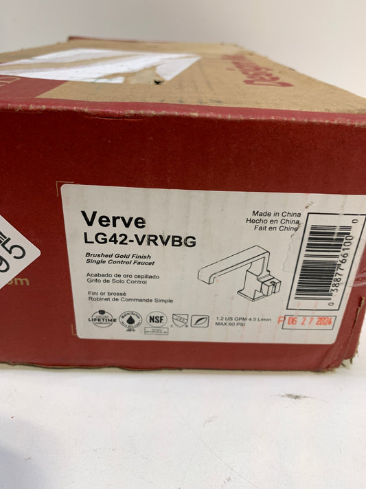 Pfister LG42-VRV Metal Brushed Gold Bathroom Faucet