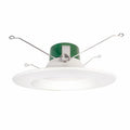 Eglo 203972A 7’’ Wide LED Retrofit Baffle Recessed Trim - 3000K White Recessed Lights Recessed Trims - *Lighting &