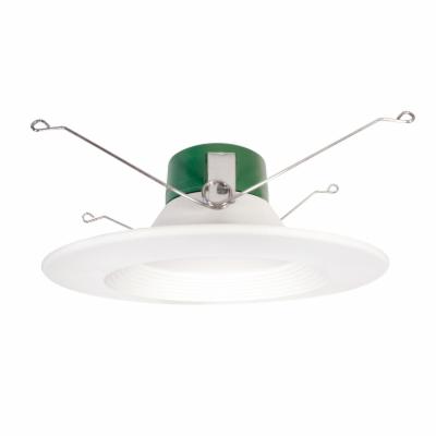 Eglo 203972A 7’’ Wide LED Retrofit Baffle Recessed Trim - 3000K White Recessed Lights Recessed Trims - *Lighting &