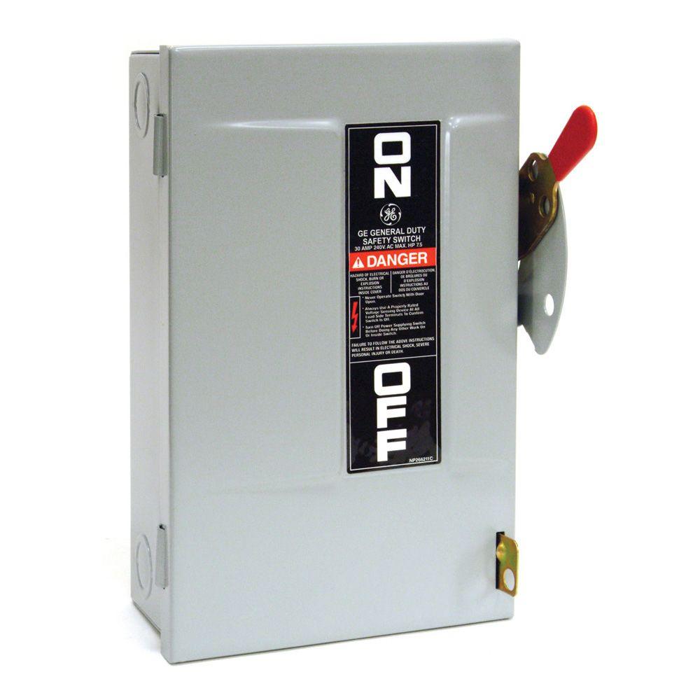 ABB 30 Amp 240-Volt Non-Fuse Indoor Safety Switch (TGN3321CP)