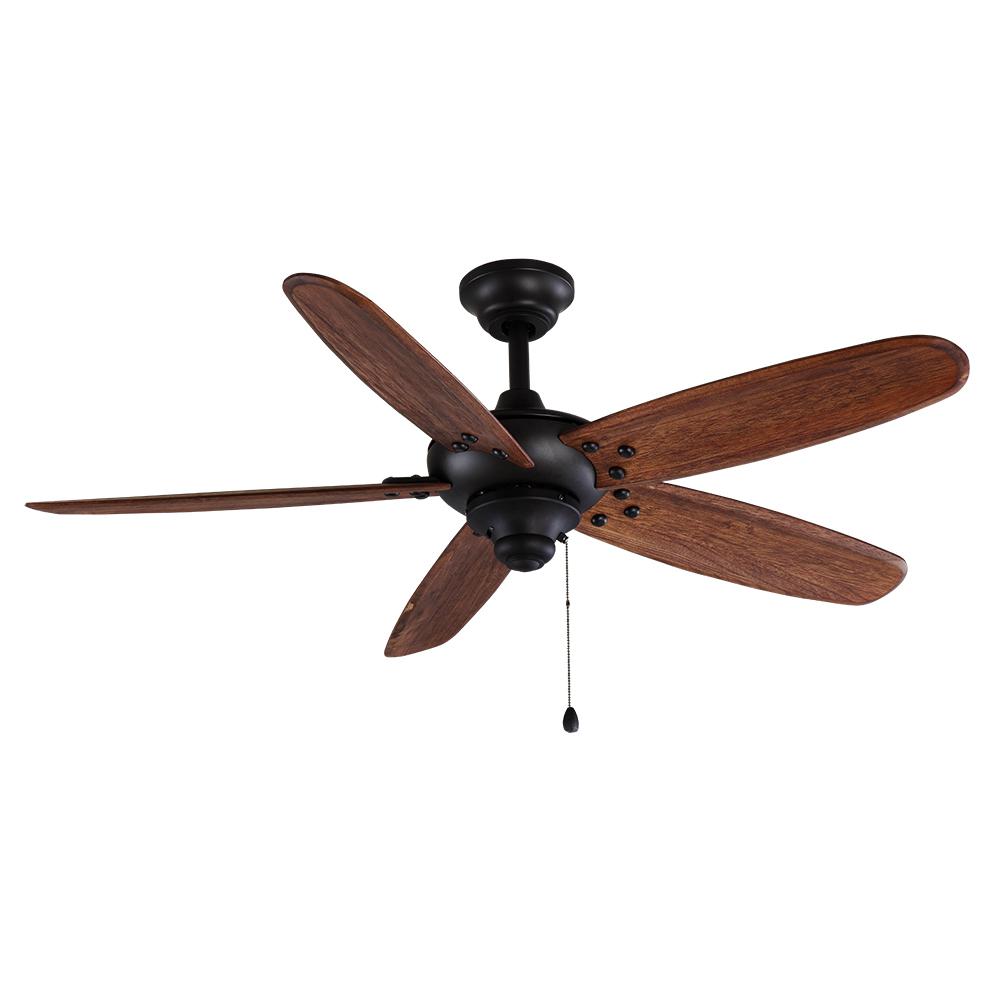 Home Decorators Collection Altura 48 in. Indoor/Outdoor Matte Black Ceiling Fan
