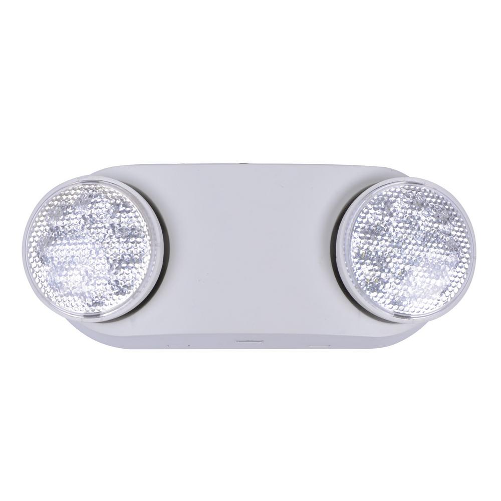 Oval 11-Watt Equivalent Integrated LED White Emergency Light with Ni-Cad 3.6-Volt Battery