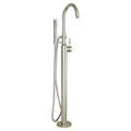 Cadet Single-Handle Freestanding Roman Tub Faucet with Hand Shower in Brushed Nickel - *Plumbing