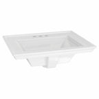 American Standard 1203004.020 Town Square S Countertop Sink, 4-inch Centers, White