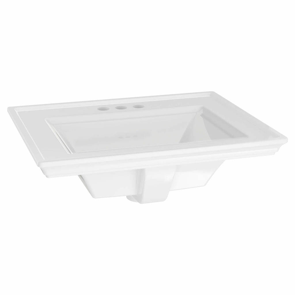 American Standard 1203004.020 Town Square S Countertop Sink, 4-inch Centers, White