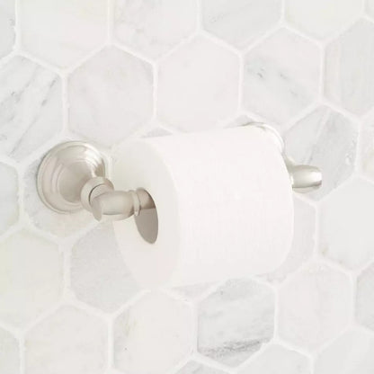 Signature Hardware SHBETH2PN Beasley Toilet Paper Holder