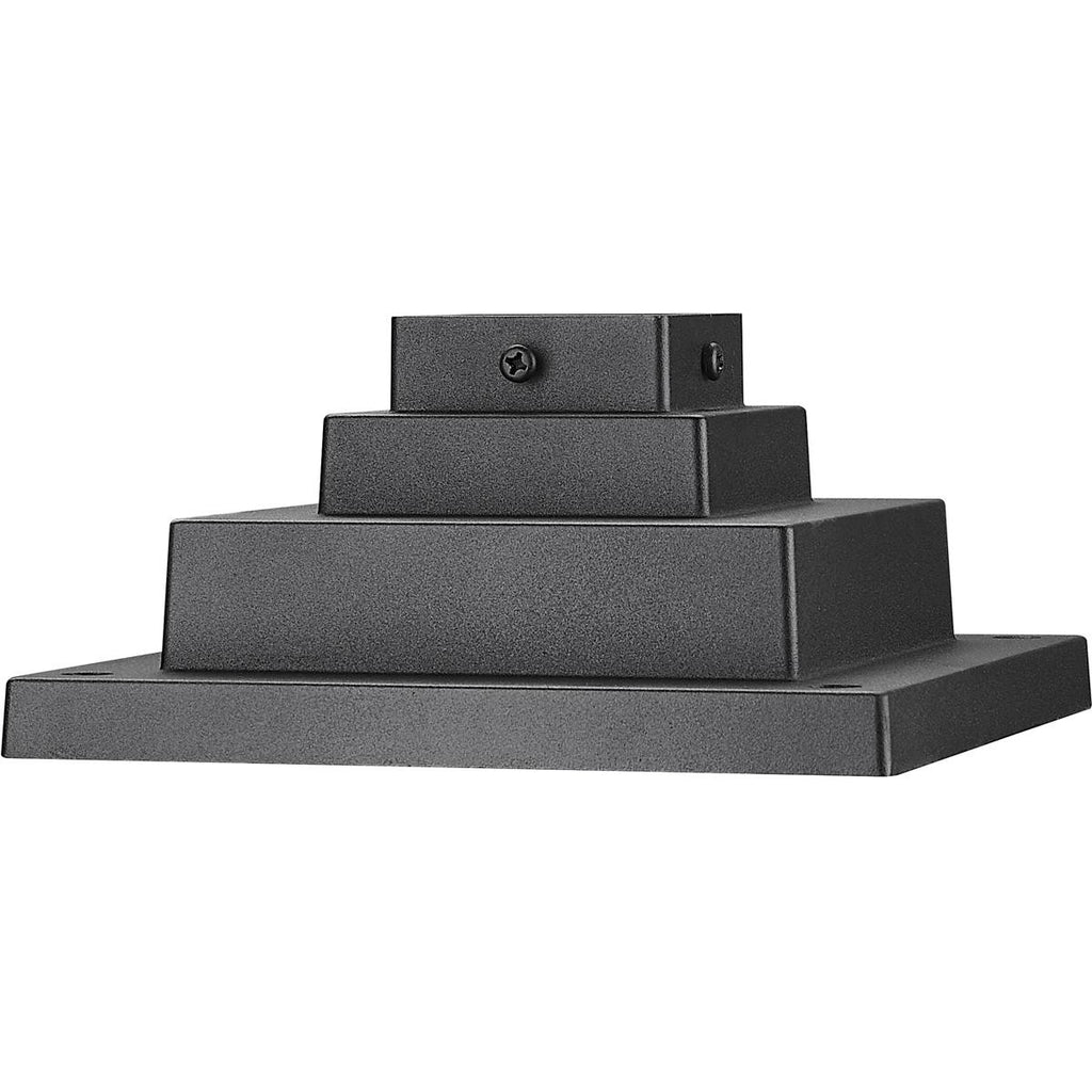 Z-Lite Pier Mounts Outdoor Pier Mount Adapter Pier Mounts - LSQPM-BK
