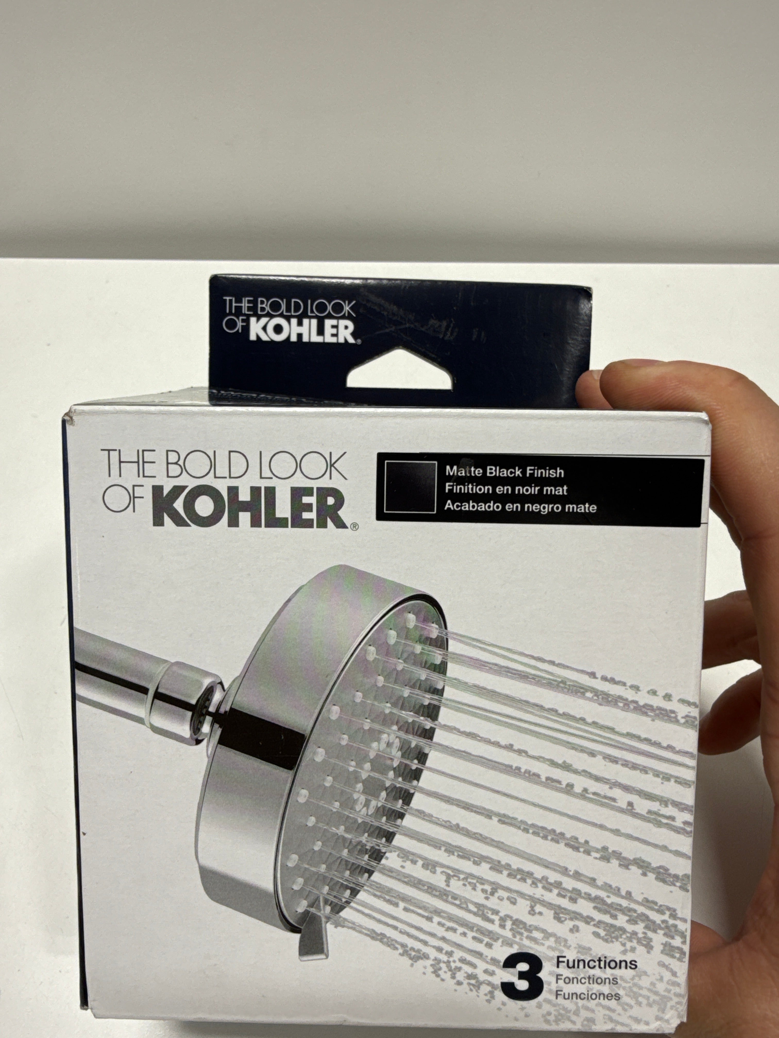 Kohler 72419-Y-BL Awaken® G110 Three-function showerhead, 2.5 gpm, Matte Black