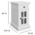 See Desc Tresanti Kerrigan Chairside Table with Power