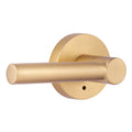 Miseno MLK3012X Elkton Round Rod Privacy Door Lever Set Satin Brass
