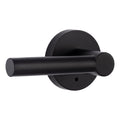 Miseno MLK3012X Elkton Round Rod Privacy Door Lever Set Matte Black