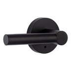 Miseno MLK3012X Elkton Round Rod Privacy Door Lever Set Matte Black
