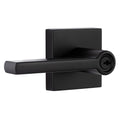 Miseno MLK1022X Lorton Flat Bar Single Cylinder Keyed Entry Door Lever Set Matte Black