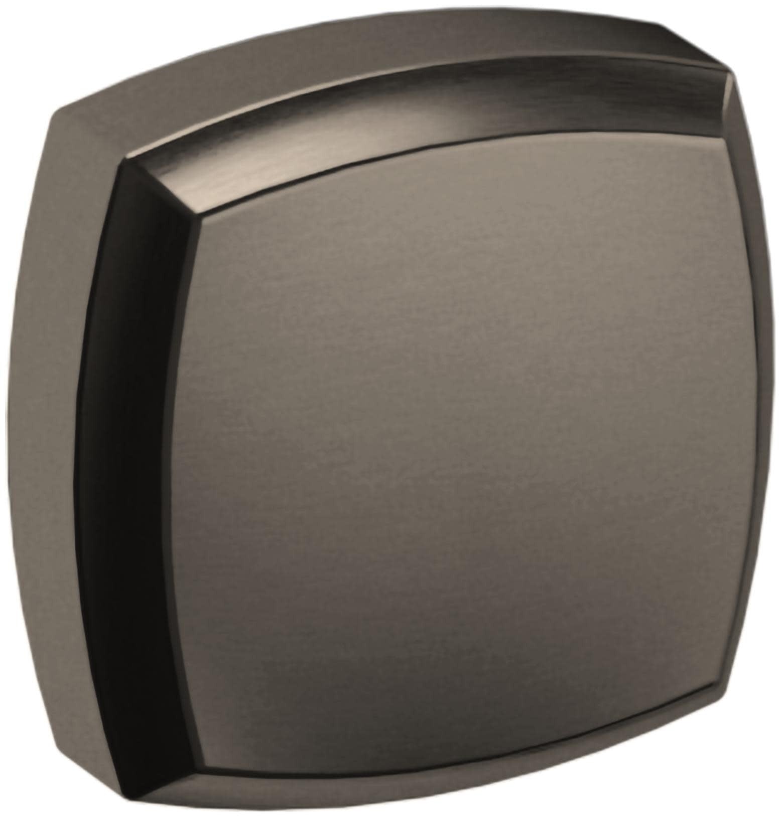 Baldwin 4453.BIN Severin Fayerman 1-1/4 Inch Square Cabinet Knob from the Estate Collection Lifetime Graphite Nickel