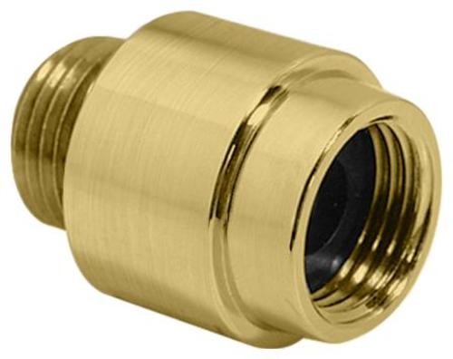 Hansgrohe 06510 ShowerPower Vacuum Breaker External for Handshower Hoses Brushed Gold Optic Valves Vacuum Breakers