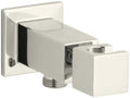KOHLER K-14791-SN Loure Wall-Mount Handshower Holder, Vibrant Polished Nickel