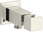 KOHLER K-14791-SN Loure Wall-Mount Handshower Holder, Vibrant Polished Nickel