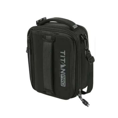 Titan PRO Expandable Lunch Box by Arctic Zone with Ice Walls® & Leak-Proof Bento, Keeps Food Cold Up to 6 Hours (Black)