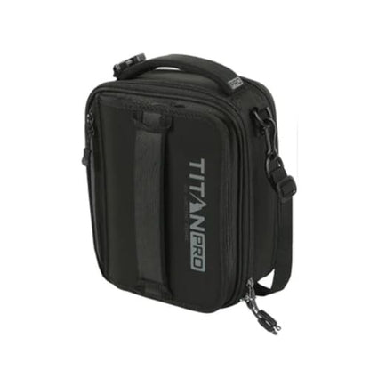 Titan PRO Expandable Lunch Box by Arctic Zone with Ice Walls® & Leak-Proof Bento, Keeps Food Cold Up to 6 Hours (Black)