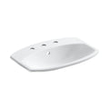 Cimarron 23 in. X 17.88 in. Drop-in Bathroom Sink in White Vitreous China