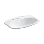 Cimarron 23 in. X 17.88 in. Drop-in Bathroom Sink in White Vitreous China