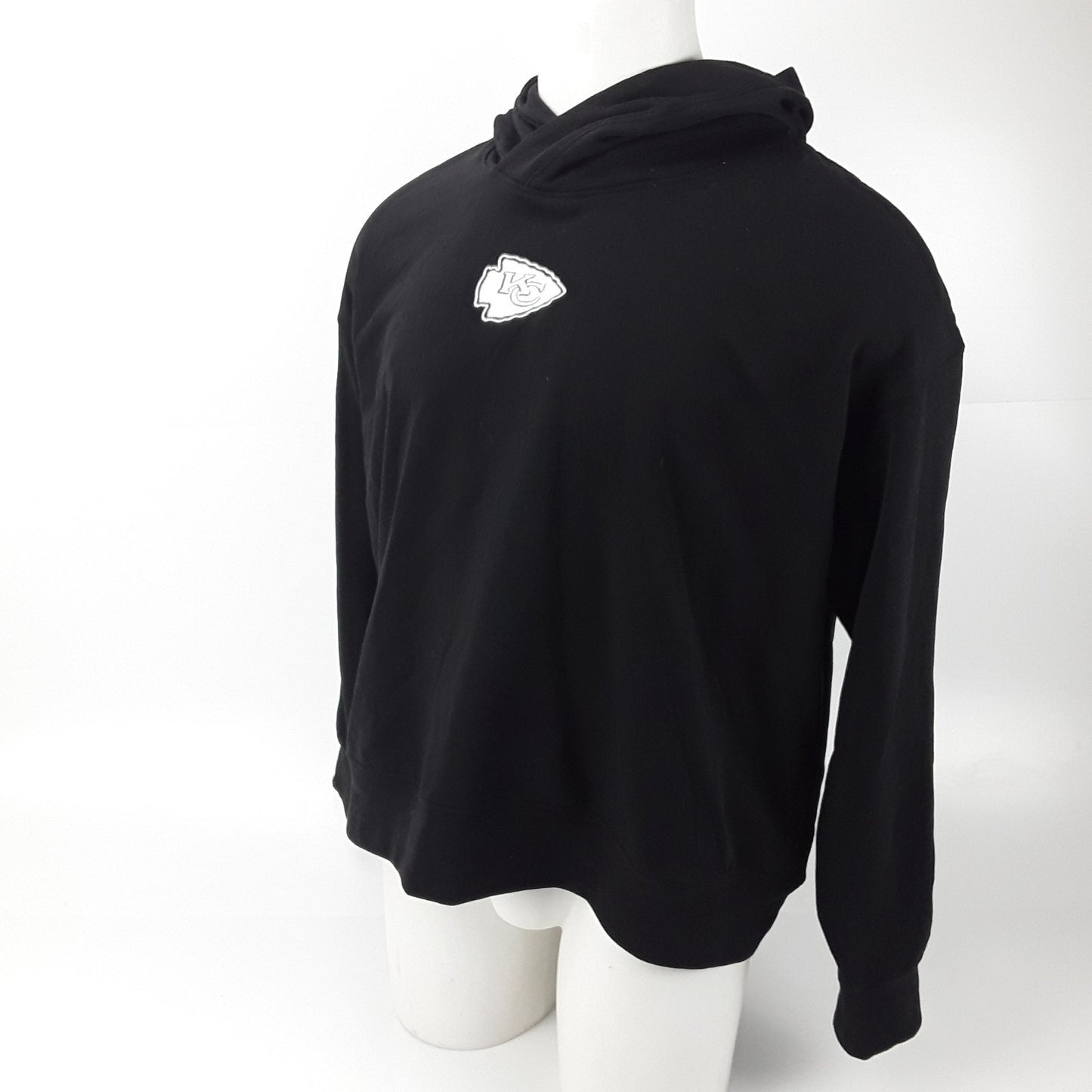NFL Kansas City Chiefs Women's Black Athleisure Hooded Sweatshirt