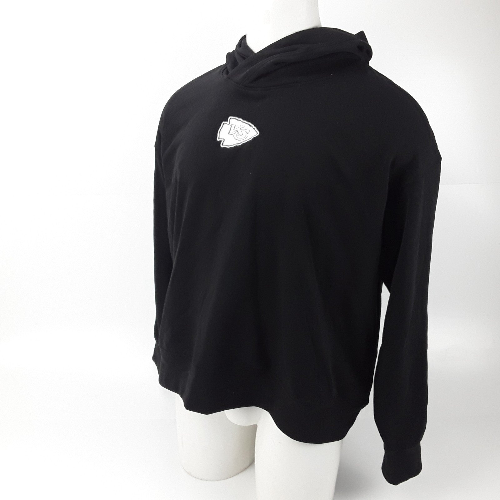 NFL Kansas City Chiefs Women's Black Athleisure Hooded Sweatshirt