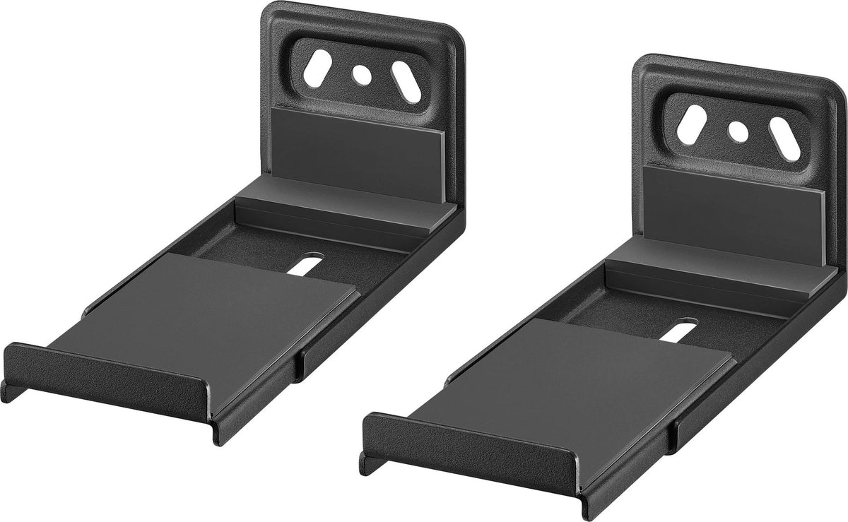 Insignia™ - Fixed Soundbar Wall Mount for Most 22 Lb. Soundbars - Black