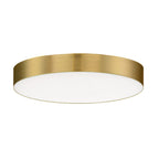 Maxim 57660 Trim 5" Wide Flush Mount Ceiling Fixture Satin Brass Indoor Lighting Ceiling Fixtures Flush Mount