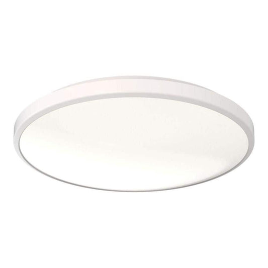 Juno 14 Inch Round LED Flush Mount Ceiling Light, Low Profile Modern Ceiling Light Fixture, Selectable 2700K/3000K/3500K/4000K/5000K Color Temperature, Dimmable, White (FMLR 14IN SWW5 90CRI WBT M4)
