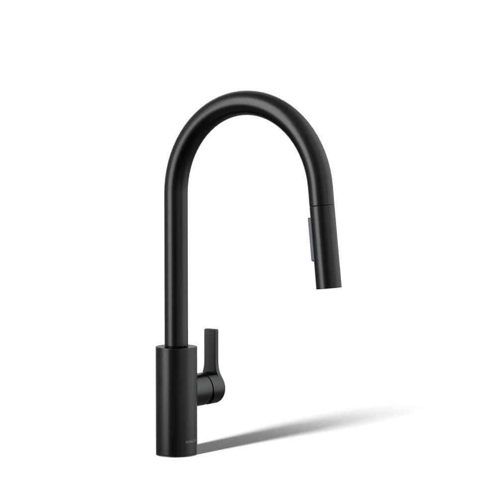Kohler 34906-BL Elate Pull-down Kitchen Sink Faucet with Two-function Sprayhead
