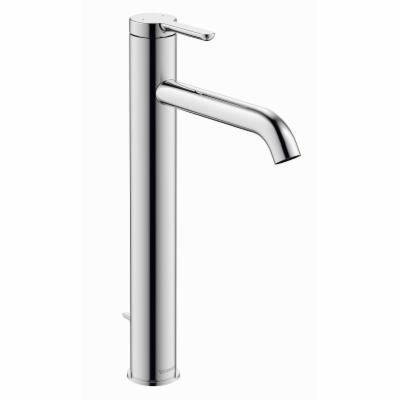 Duravit C11040001U10 C.1 1 GPM Single Hole Bathroom Faucet with Pop-Up Drain Assembly - Chrome