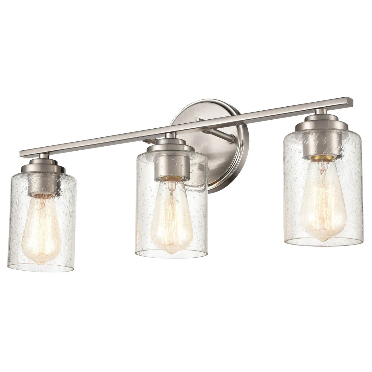 Millennium Lighting 3683 Moven 3 Light 22" Wide Vanity Light Satin Nickel Indoor Lighting Bathroom Fixtures Vanity Light