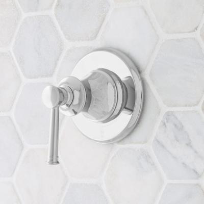 Signature Hardware 948777-LV Beasley Volume Control Trim Only - Less Rough-in Valve Chrome - *Plumbing
