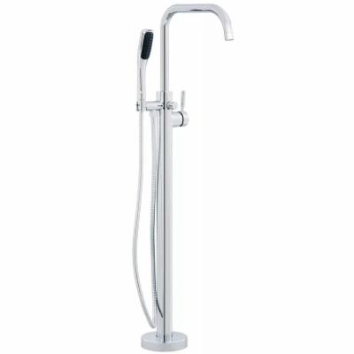 Miseno MTF194 Floor Mounted Tub Filler with Single Function Hand Shower - Chrome