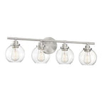 Savoy House 8-4090-4-322 Capra Vanity, 4-Light 240 Total Watts, Warm Brass